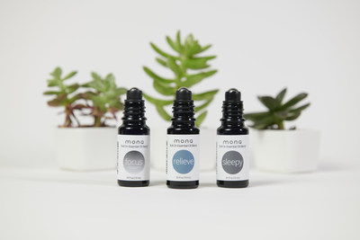 MONQ's Roll-On Essential Oil Blend Collection features FOCUS, Relieve, and Sleepy Roll-On Essential Oil Blends. Each handcrafted blend is diluted in a base of carrier oils and ready for topical application. The stylish and convenient 10mL ultraviolet bottles with stainless steel rollerball tops are perfectly pocket- or purse-sized for aromatherapy anywhere&reg;. Shop all MONQ collections at monq.com/shop