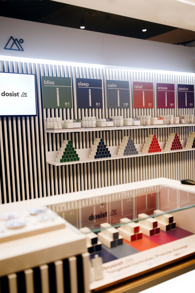 The newly opened dosist Wellness Experience shop-in-shop within the Planet 13 SuperStore dispensary in Las Vegas