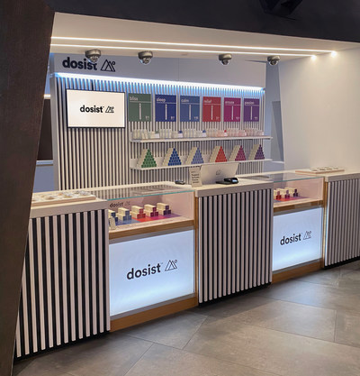 The newly opened dosist Wellness Experience shop-in-shop within the Planet 13 SuperStore dispensary in Las Vegas