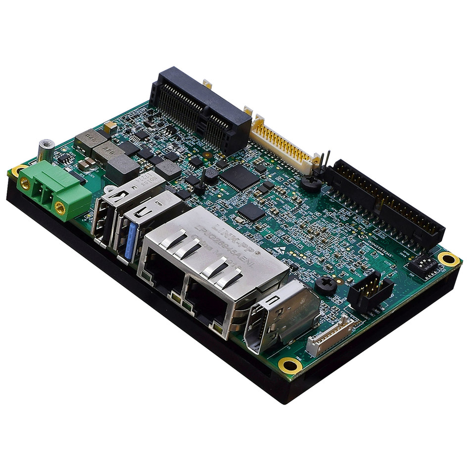 WINSYSTEMS' ITX-P-C444 industrial single board computer features the NXP i.MX8M applications processor, 4K UltraHD video, and low power processing.