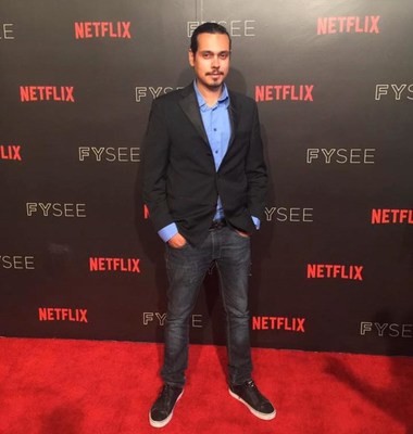 Humberto Rosa no Red Carpet da Netflix