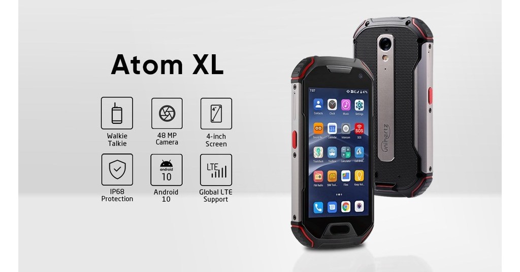 Unihertz Announces the Kickstarter Launch of Atom XL The Smallest DMR WalkieTalkie Rugged