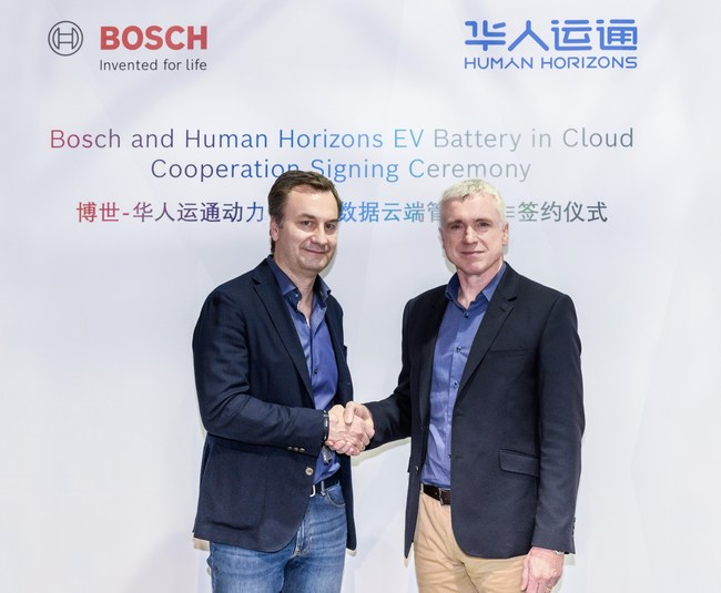 Bosch And Human Horizons Initiate Cooperation On Battery In The