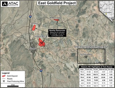 East Goldfield Project - Nevada (CNW Group/ATAC Resources Ltd.)