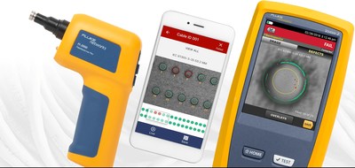 FiberInspector Ultra tests single fiber and MPO with SmartPhones or Versiv.