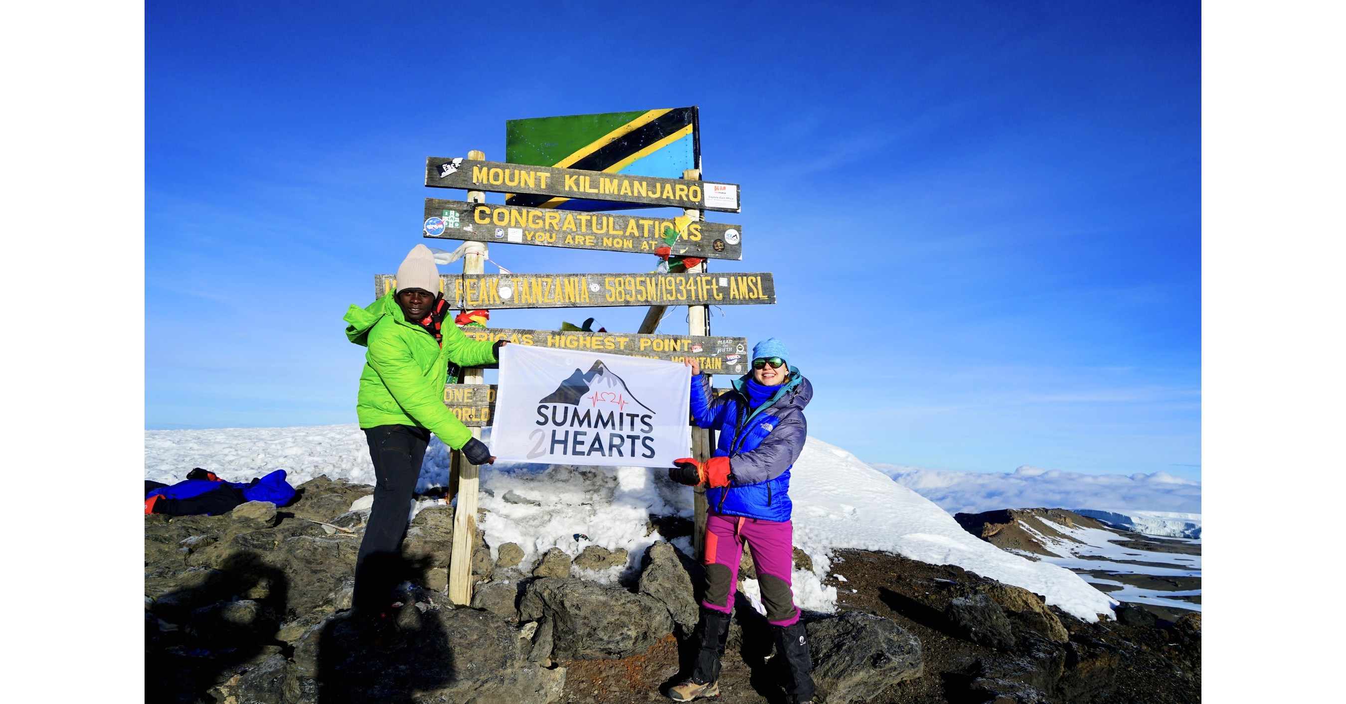 Charity Mission Summits2Hearts Have Summited the Highest Freestanding