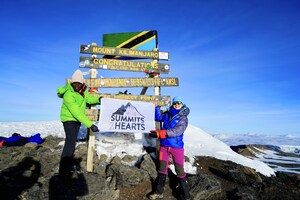 Charity Mission Summits2Hearts Have Summited the Highest Freestanding Mountain in the World