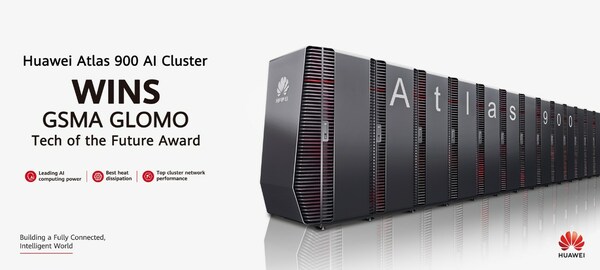 El Huawei Atlas 900 gana el premio Tecnología del Futuro GLOMO de la GSMA (PRNewsfoto/Huawei)