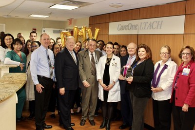 CareOne's LTACH team Trinitas Regional Medical Center and members from the Passy-Muir organization.