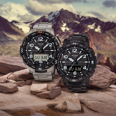 Casio expands PRO TREK lineup with new PRT-B50 titanium timepieces