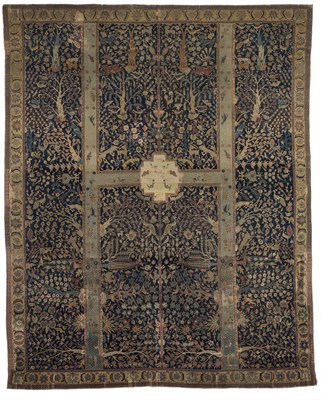 Paradise Garden: Detail of the Wagner Garden Carpet. Iran, 17th century. (CNW Group/Aga Khan Museum)