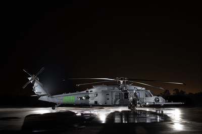 Barbara M. Barrett, Secretary of the Air Force, assigned Jolly Green II as the name of the new HH-60W Combat Rescue Helicopter during the annual Air Force Association (AFA) Air Warfare Symposium. Photo courtesy Sikorsky, a Lockheed Martin company. Barbara M. Barrett, Secretary of the Air Force, assigned Jolly Green II as the name of the new HH-60W Combat Rescue Helicopter during the annual Air Force Association (AFA) Air Warfare Symposium. Photo courtesy Sikorsky, a Lockheed Martin company.