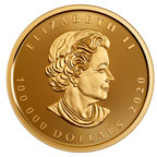 La Monnaie royale canadienne lance sa plus grande pièce feuille d'érable en or