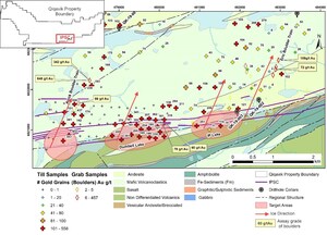 Orford Announces New High Gold in Till Results and Targeting Update for Qiqavik 2020 Exploration Program