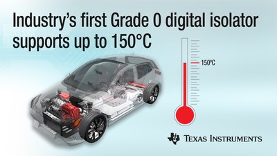 Engineers can simplify high-temperature automotive designs while helping improve signal isolation and in-vehicle network performance with TI’s new Grade 0 devices