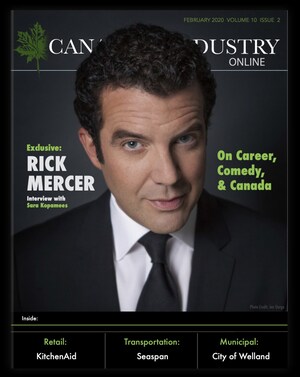 Sara Kopamees interviews Rick Mercer for Canadian Industry magazine