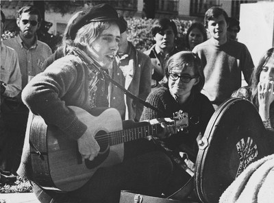 Campus Minstrel at the University of Texas in Austin in 1970.