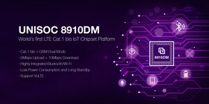 UNISOC lanza en el extranjero UNISOC 8910DM: la primera plataforma de chips de área amplia Cat.1bis IoT del mundo