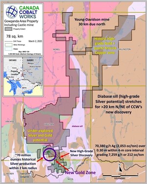 Castle East Gold Zone Southwest of High-Grade Silver Discovery Broadens After Big Step-Out
