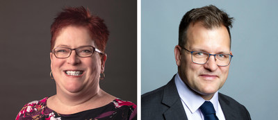 Left: Hillary Dawson, Chief Brand Officer, FP Canada. Right: Tom Hamza, Executive Director – Learning, Development & Innovation, and Head of the FP Canada Institute. (CNW Group/FP Canada)