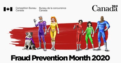 Fight fraud this March! The Competition Bureau launches the annual Fraud Prevention Month campaign (CNW Group/Competition Bureau)