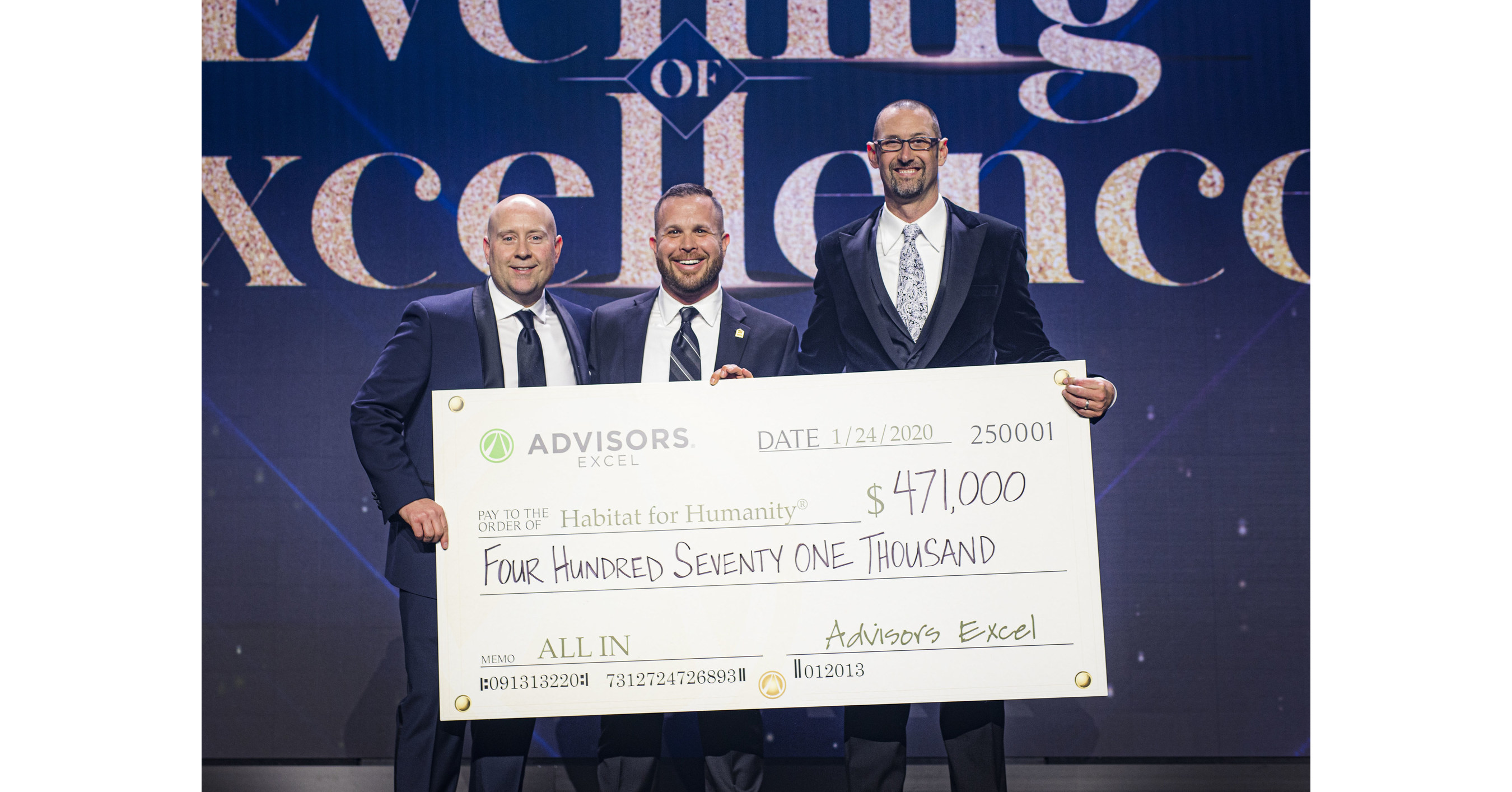 Advisors Excel Event Raises Funds to Help Habitat for Humanity