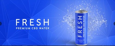 Fresh's Premium CBD Water will now come in a new 12 fluid ounce sleek can.