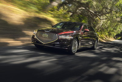 The 2020 Genesis G90 premium luxury sedan, sales are up over 55 percent year-to-date.
