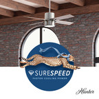 Hunter Fan Company Continues to Set the Standard For the Ceiling Fan Industry With Newest SureSpeed® Fans