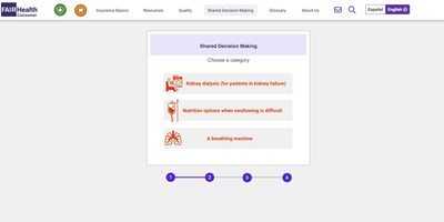 FAIR Health Consumer Shared Decision Making Tool