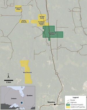 Canada Nickel Company Announces Additional Property Acquisition and Options