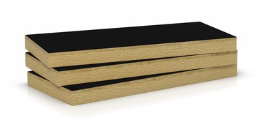 ROCKWOOL Cavityrock® Black offers aesthetics, performance and potential installation savings for open-joint cladding systems (CNW Group/ROCKWOOL (North America))