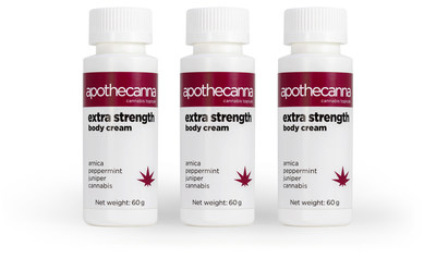 Apothecanna's Extra Strength Cannabis Infused Body Cream (CNW Group/48North Cannabis Corp.)