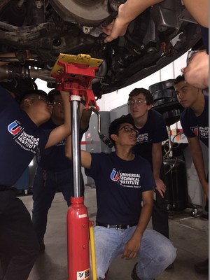 During Universal Technical Institute's free summer Ignite program, high school juniors learn automotive career skills and have the opportunity to earn course credit.