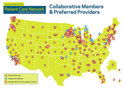 Hazelden Betty Ford Patient Care Network is a multi-level network of like-minded and ethical providers who share a philosophy about the most-effective, evidence-based treatment for substance use disorders and a commitment to improving the patient experience. https://www.hazeldenbettyford.org/professionals/patient-care-network