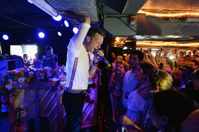 Chris Martin of Coldplay performs for SiriusXM in the Hamptons at The Stephen Talkhouse in August 2016, special concert to be featured on SiriusXM’s Superstar Concert Series channel  – Photo Credit: Kevin Mazur for SiriusXM