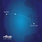 Alaska Airlines announces daily nonstop service between Seattle and Cincinnati