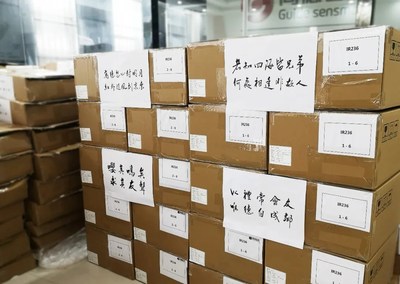 The medical supplies donated by Guide Infrared
