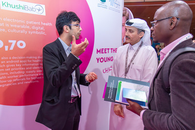 An image from the Innovation Hub at the 2018 edition of the World Innovation Summit for Health 