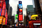 The Promotion Video of Anhui Played on "China Screen" of New York Times Square