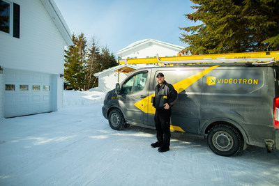 Vidéotron branche son tout premier client à Amos!