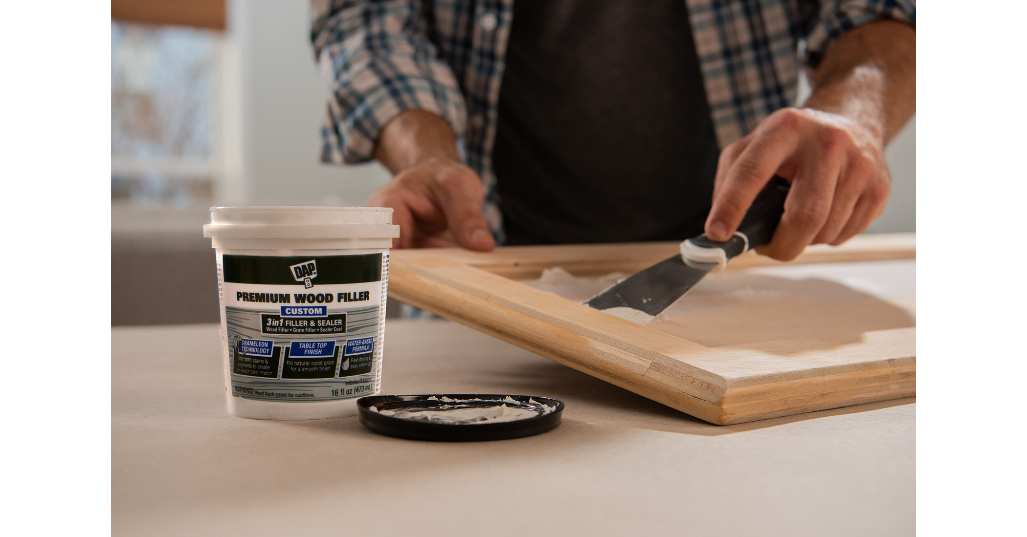 Innovative DAP® Premium Wood Filler Delivers HighEnd Fixes and