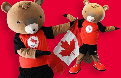 Coda le castor est la mascotte officielle du CPC (Groupe CNW/Comit paralympique canadien (CPC))