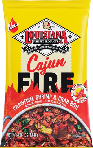 Louisiana Fish Fry Spices Up Your Crawfish Boil with New Cajun Fire Boil Mix