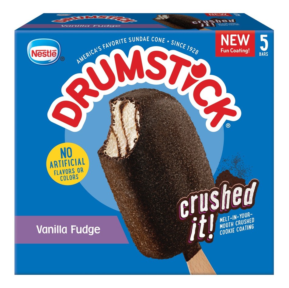 The Drumstick® Brand Introduces FirstToMarket Crushed Cookie Coated