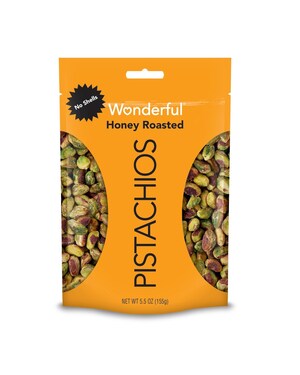 Wonderful® Pistachios No Shells Honey Roasted Receives 2020 SnackNation Insights Award For 'Best Nut Or Trail Mix'
