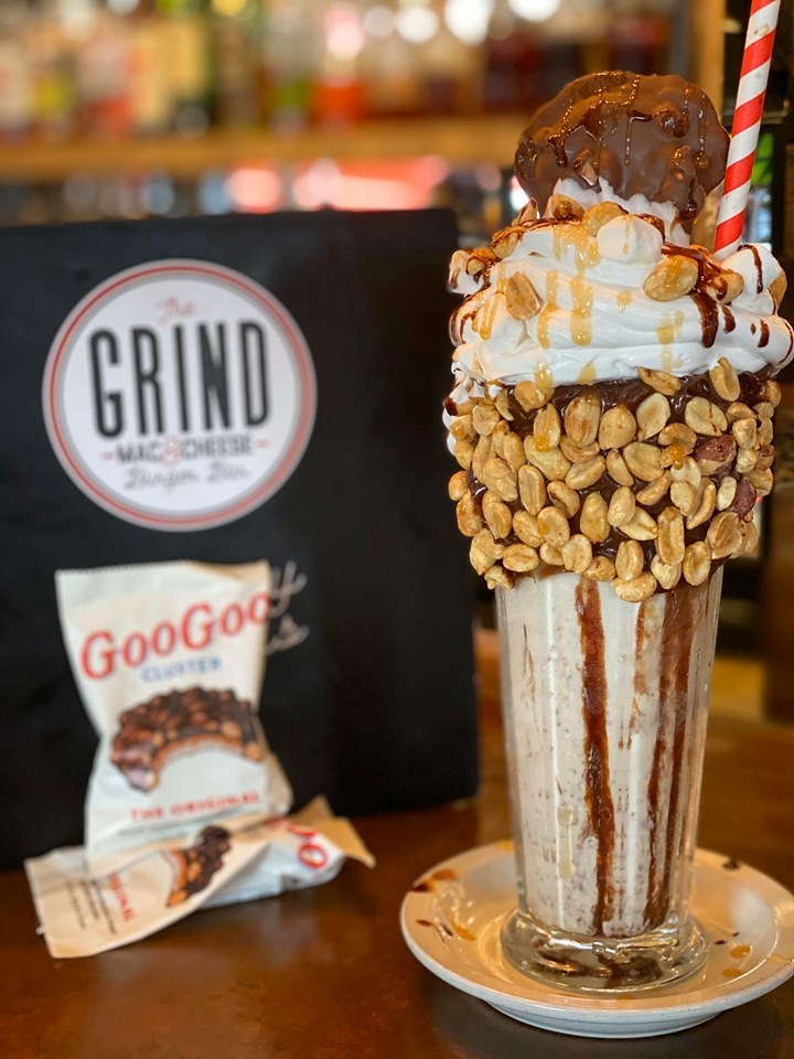 The Grind Mac & Cheese Burger Bar Partners with Goo Goo Cluster