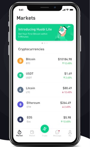 Huobi Launches New App for Commission-Free Crypto Trading