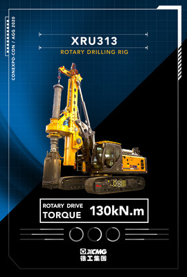 XCMG Foundation Brings Flagship Drilling Rigs to CONEXPO-CON/AGG 2020