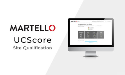 Martello UCScore web-based site qualification for unified communications deployments. (CNW Group/Martello Technologies Group)